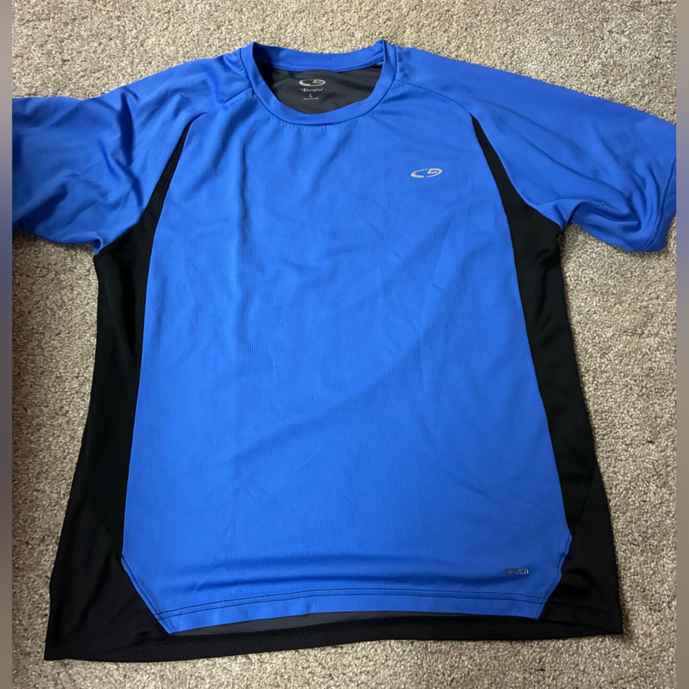 Champion Royal Blue and Black Sports Top